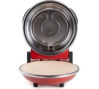 Four a pizza - DOMO - DO9284PZ - Électrique 1200W - Pierre en céramique - Rouge