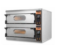 Four à pizza double électrique 12 pizzas pour pizzeria TL D Big 18,0 kW
