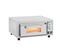 Four à pizza électrique - 1 chambre - 2400 W - Ø 40 cm - pierre réfractaire - Royal Catering
