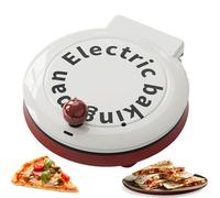 Four à Pizza électrique 1000 W, 4 En 1, Portable, Avec Plaque De Cuisson électrique De 23 Cm (8 Pouces), Double Face Chauffante, Pour Crêpes Et Omelettes. Fonctions : Friture, Cuisson Au Four, Sauté