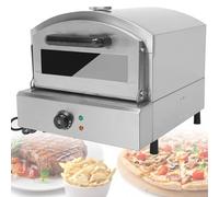 Four À Pizza Électrique, Appareil De Cuisson De Comptoir En Acier Inoxydable Avec Température Réglable Pour Une Utilisation En Intérieur, Appareil À Pizza De Qualité Prof(Four À Pizza Électrique)