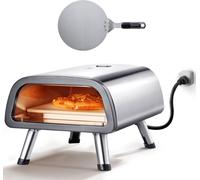 Four à pizza électrique commercial - 305 mm - Machine à pizza avec 1 bouton rotatif - idéal pour les restaurants et les cafés