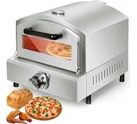 Four à pizza électrique, four grille-pain à tiroir en acier inoxydable, température uniforme à 360°, résistance aux hautes températures et à la corrosion - Idéal pour les restaurants à domicile