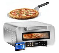 ProfiCook Four à pizza électrique PC PO 1323 Acier inoxydable 400 °C Pierre et pelle incluses