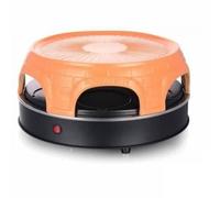 Emerio PIZZARETTE PO-115848.1 Four à pizza original en terre cuite faite à la main, design breveté, pour mini pizza, véritable plaisir de famille pour 6 personnes