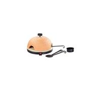 Cucina di Modena Four à pizza Grande pizza – Couvercle en terre cuite 1100 W Température variable