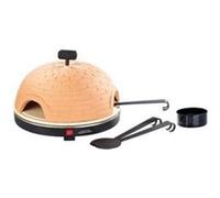 Cucina di Modena Four à pizza Grande pizza – Couvercle en terre cuite 1100 W Température variable