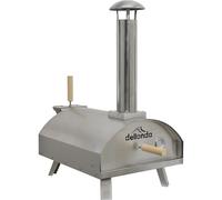 Four à pizza et fumoir portable en acier inoxydable 35,6 cm