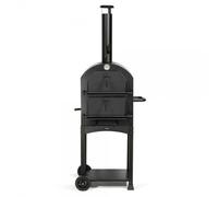 LIVOO Four à pizza et tarte flambée DOC331 G 94 cm - Charbon & bois - Thermomètre