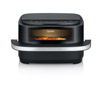 Four a pizza / friteuse a air chaud - SEVERIN - FR2464 - 2100 W - 4 L - Thermostat réglable - 10 programmes - Noir