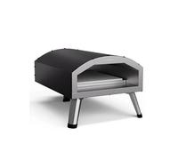 Klarstein LaFiamma Four à Pizza Électrique 2200W- double chauffant, Température Jusqu'à 450°C, Pierre à Pizza Incluse, Acier Inoxydable, Utilisation Extérieure, Cuisson Rapide