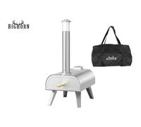 Four à pizza portable à granulés de bois alimentaire en acier inoxydable+housse de pluie Four à pizza portable Bighorn