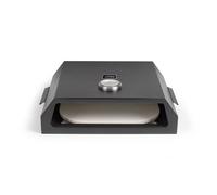 LIVOO Four à pizza pour barbecue GS149 – acier inoxydable, thermomètre intégré – Noir G