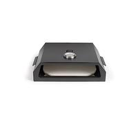 LIVOO Four à pizza pour barbecue GS149 – acier inoxydable, thermomètre intégré – Noir G