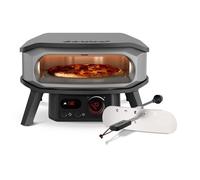Four à pizza premium électrique - COZZE - 13"" - Pierre rotative - 2200 W - Brûleur en U en acier inoxydable