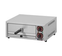Four à pizza - Snack - Acier inoxydable - 1750 W - Thermostat 50-300°C - Minuterie 15 min