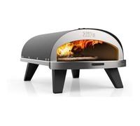 ZiiPa • Four à Pizza à Gaz • Coloris Charbon • Compact & Innovant • Chauffe en 30 Min • Cuisson Express 90 sec • Pierre Cordiérite Ø31,5 cm