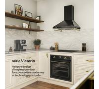 Four à pyrolyse Victoria | Cuisinière électrique avec fonction pyrolyse | 3150 W | 76 l | 60 cm
