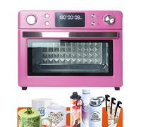 Four à sublimation 1400 W - Presse à chaleur à convection avec chauffage à 360° - Affichage numérique et lumière LED - Pour vierges, gobelets, tasses, bouteilles
