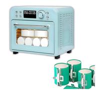 Four à sublimation 232,2 °C pour sublimation vierges, tasses, tasses, bouteilles d'eau - Four à convection légère de 16 L/30 L, 1400 W pour impression en vrac de tasses et tasses à sublimation de 16 L