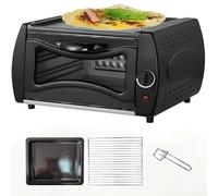 Four à tandoor électrique et Pizza, Un Four tandoor de 15L, 50-400 ℃ Contrôle de la température, 2100W Mini Pove