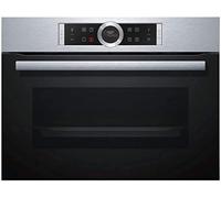 Four à Un Seul Ventilateur en Acier Inoxydable Classe énergétique A Intérieur en émail Cuisinière à Four halogène à Convection de qualité supérieure Idéal pour rôtir, Cuire au Four
