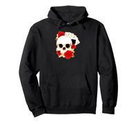 Four ACES Skull Roses Carte de Jeu Poker Sweat à Capuche
