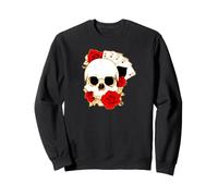 Four ACES Skull Roses Carte de Jeu Poker Sweatshirt