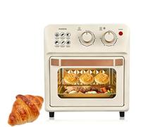 Four Air Fryer 14L avec fenêtre visible - Four électrique multifonction compact, cuisson intelligente automatique pour la pâtisserie et le rôtissage white