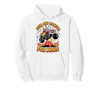 Four and Roaring for More Funny 4th Birthday Truck Sweat à Capuche