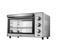 ARDES - AR6225S Four électrique ventilé Capacité de 25 litres avec lumière interne 6 fonctions Cuisson Minuterie Double vitrage avec accessoires Magnus, Argent