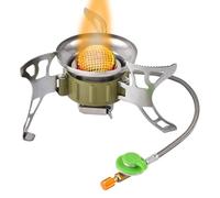 Four au propane - Brûleur de sac à dos pliable puissant et défendu par le vent - 1400-2900 W - Cuisinière de randonnée légère - Équipement de cuisine de camping portable pour la chasse, le sac à dos