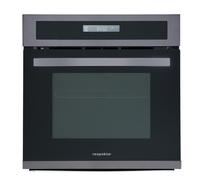 Four Autonome Montage Inox Cuisinière Air Chaud Barbecue Minuteur Noir Steel