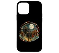 Four Bulls Moon 4 Toros Valor Weird Cursed Meme Coque pour iPhone 12 Mini