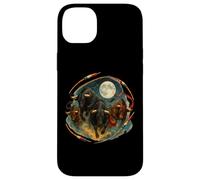 Four Bulls Moon 4 Toros Valor Weird Cursed Meme Coque pour iPhone 14 Plus