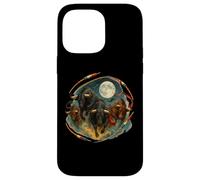 Four Bulls Moon 4 Toros Valor Weird Cursed Meme Coque pour iPhone 14 Pro Max