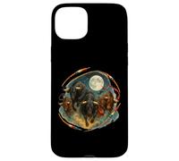 Four Bulls Moon 4 Toros Valor Weird Cursed Meme Coque pour iPhone 15 Plus