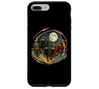 Four Bulls Moon 4 Toros Valor Weird Cursed Meme Coque pour iPhone 7 Plus/8 Plus