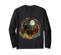 Four Bulls Moon 4 Toros Valor Weird Cursed Meme Manche Longue