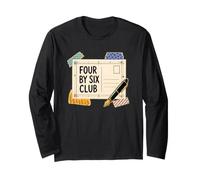Four by Six Club Cartes Postales créatives Manche Longue