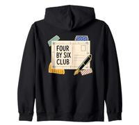 Four by Six Club Cartes Postales créatives Sweat à Capuche