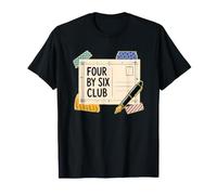 Four by Six Club Cartes Postales créatives T-Shirt
