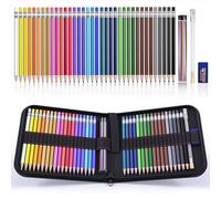 Four Candies Lot de 36 crayons de couleur mécaniques effaçables avec taille-crayon et sac, outils de dessin esthétiques, parfaits pour les fournitures scolaires, les fournitures de papeterie, 2,6 mm