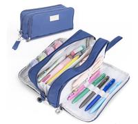Four Candies Trousse FT, bleu marine, 9.45"L × 4.33"H × 2.95"W, Grande capacité
