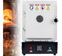 Four Céramique Avec Triple Chauffage 1500W, 1150°C, Écran Digital, Sonde Haute Précision, Refroidissement Ventilé, Pour Four De Fonderie Métaux Et Fours Micro-Ondes