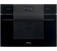 Smeg Four combiné micro-ondes SO4102M1B3 Linéa 40 L Noir