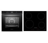Four Cuisinière Cuisson Noir Induction Montage Kit Autonome Minuteur respekta