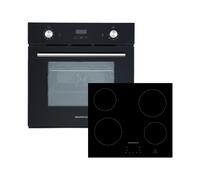 Four Cuisinière Cuisson Vitrocéramique Herdset Montage Air Chaud sans Cadre
