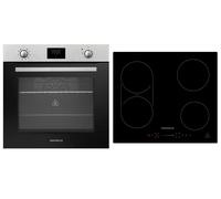 Four Cuisinière Plaque Cuisson Herdset Induction Montage Minuteur Bridgezone