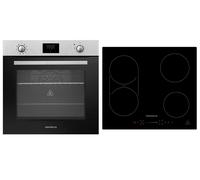 Four Cuisinière Plaque Cuisson Herdset Induction Montage Minuteur Bridgezone